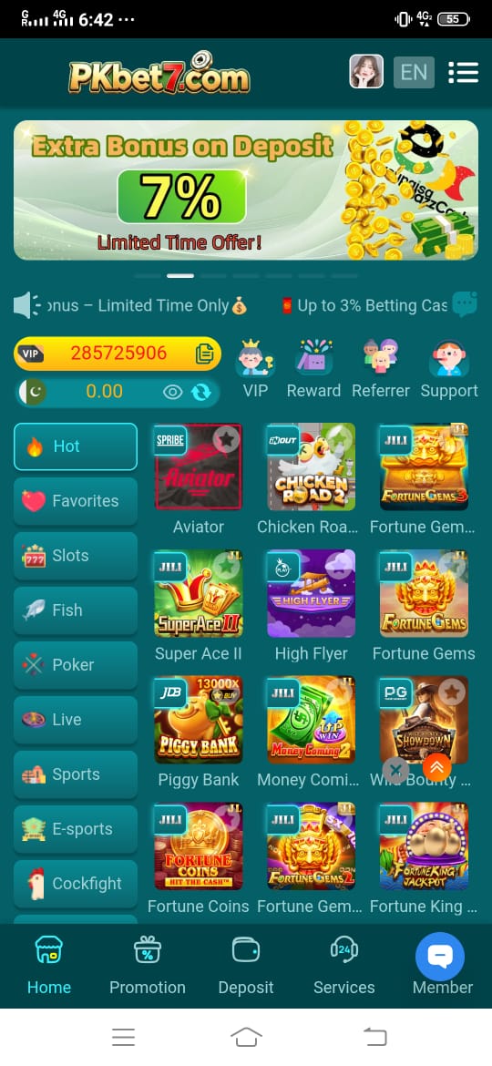 PKBET7 Game Login